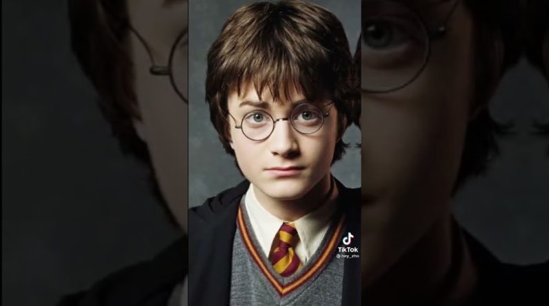 Daniel radcliff as harry potter